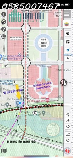 68m ĐẤT-BÌA LÀNG HƯỚNG THÀNH PHỐ THÔNG MINH- NGAY CẦU NHẬT TÂN