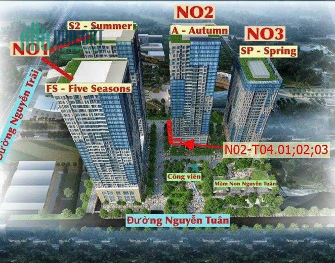 Quận Thanh Xuân bán 03 lô sàn văn phòng 397,6m2 sổ đổ lâu dài ký HĐMB chủ đầu tư