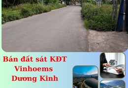 BÁN Ddất quận dương kinh giá rẻ sổ hồng riêng