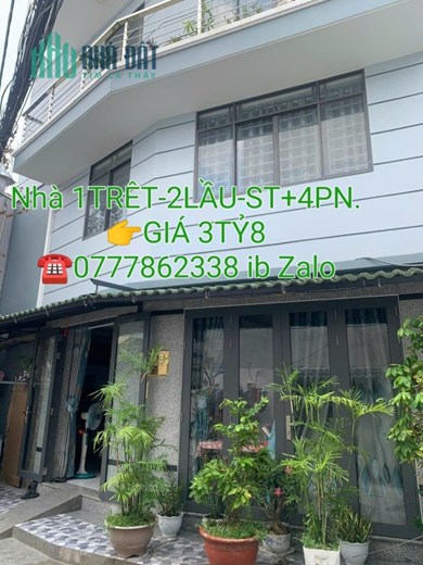 Bán NHà 3 Mặt  Hẻm Trần Xuân Soạn 4PN- Liền kề Quận 4- Giá nhỉnh 3ty
