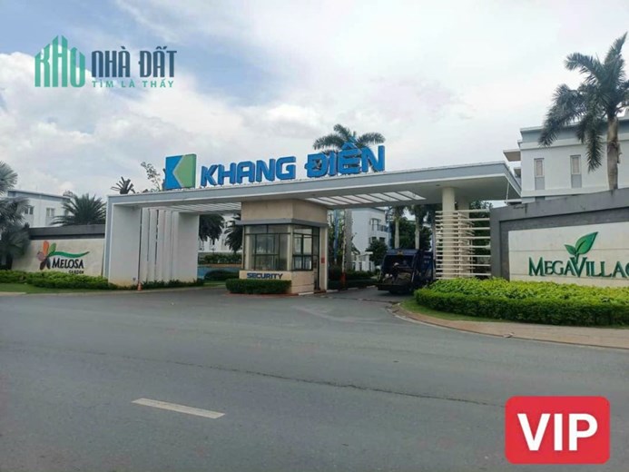 Nhà 3 tầng liền kề mặt tiền đường 1 melosa garden khang điền 109m2 - 11 tỷ 5