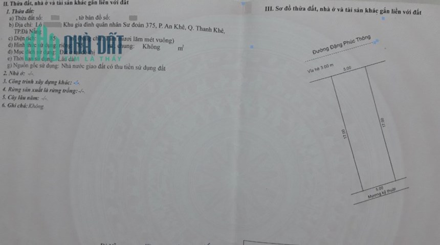 🔴💥CHÍNH CHỦ BÁN ĐẤT ĐƯỜNG ĐẶNG PHÚC THÔNG