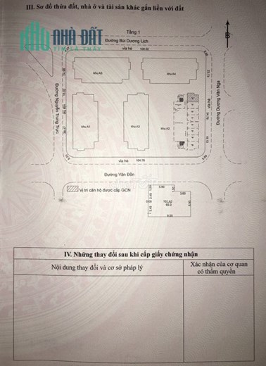 BÁN CĂN HỘ CHUNG CƯ VICOLAND 65m2 MẶT TIỀN DƯƠNG VÂN NGA