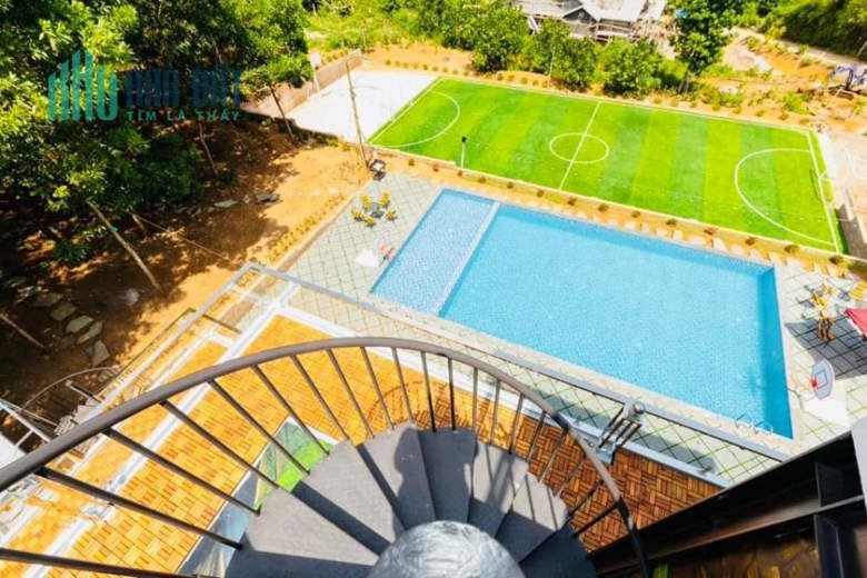 Bán Biệt Thự Nghỉ dưỡng tại Ba Vì, Hà Nội. Diện tích 5000m2 x 3 tầng, mặt tiền 30m. Thiết kế hiện