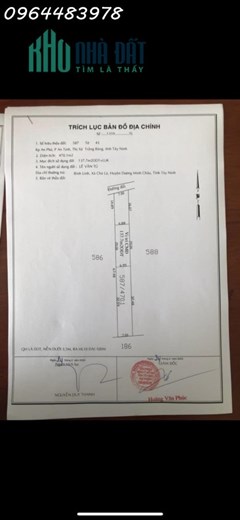 Một lô đất Giáp ranh với Huyện Củ Chi -HCM