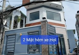 Nhà 4 tầng 96m2 căn góc 2 mặt tiền hẻm he hơi đg Lâm Hoành  An Lạc Bình Tân 5.7 tỷ