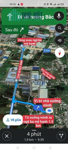 Nhà Xưởng cho thuê tại: khu công nghiệp Đức Thuận, huyện Đức Hòa,Long An, ngay vòng xoay Mỹ Hạnh,