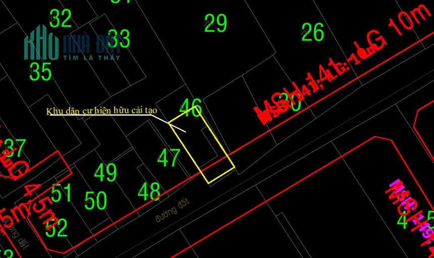 Đất đẹp 5.2x12.3m, hướng DN, hẻm rộng 4.5m tại Thạnh Xuân 38