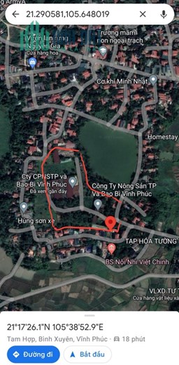 Bán gần 3ha đất doanh nghiệp tại Bình Xuyên, Vĩnh Phúc giá 28 tỷ