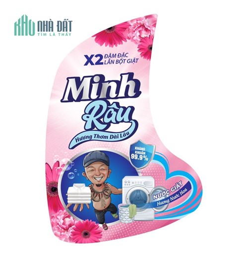 Nước Giặt Minh Râu - Hương Nước Hoa - Đậm Đặc - Bền Lâu