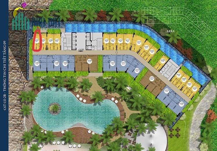 Chính chủ cần bán căn hộ khách sạn tầng 9 tòa Forest on the sand thuộc khu nghỉ dưỡng Flamingo tại