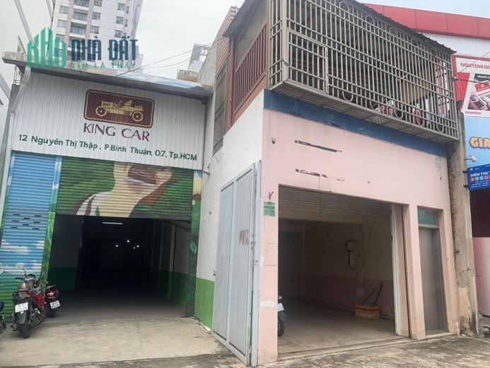 bán nhà  MẶT TIỀN NTT Q7 NGANG KHỦNG