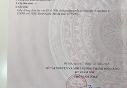 CHÍNH CHỦ CẦN BÁN ĐẤT TẠI ĐỒNG CHẰM - ĐÔNG XUÂN - QUỐC OAI - HÀ NỘI- Diện tích: 712.8m2
