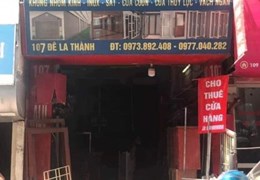 CHÍNH CHỦ CHO THUÊ CỬA HÀNG TẠI MẶT ĐƯỜNG 107 ĐÊ LA THÀNH, CHỢ DỪA, ĐỐNG ĐA, HÀ NỘI