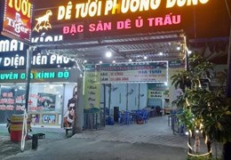 SANG NHƯỢNG LỖ QUÁN DÊ TƯƠI XÂY MỚI NẰM TRÊN QUỐC LỘ 1.