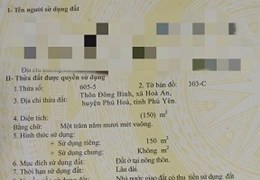 BÁN ĐẤT THỔ CƯ 6*25M, MẶT TIỀN DH27 (QH 16M) DƯỚI CẦU CHUI ĐÔNG BÌNH-XÃ HÒA AN