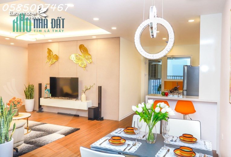 BÁN CĂN HỘ 82M2, 3 phòng ngủ, chung cư RIVER PARK Đông Trù