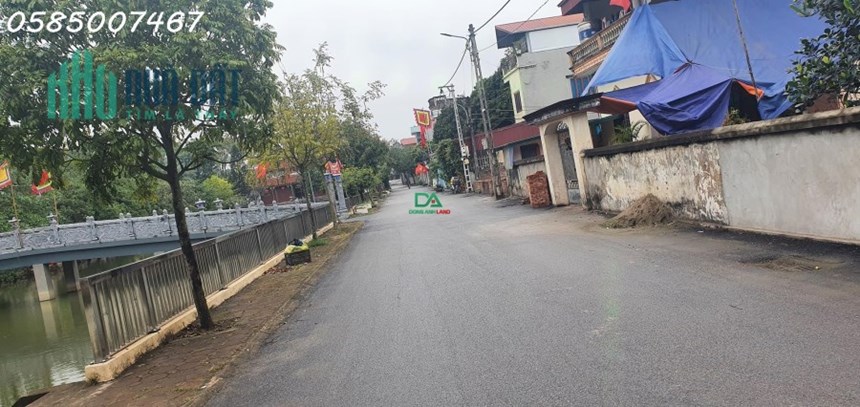 Bán 61.6m2 đất Kính Nỗ Uy Nỗ – Ô tô tránh View hồ cực thoáng mát