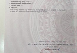 CHÍNH CHỦ CẦN BÁN ĐẤT TẠI ĐỒNG CHẰM - ĐÔNG XUÂN - QUỐC OAI - HÀ NỘI- Diện tích: 712.8m2