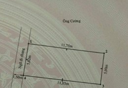 Bán đất tặng nhà cấp 4 đường Miếu Hai Xã, diện tích 60m GIÁ 1.9 tỉ