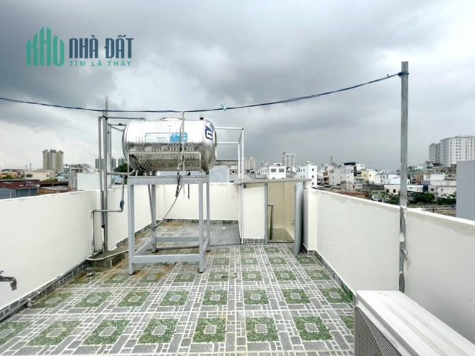 Nhà bán nở hậu 4 tầng Ba Đình P10 Q8. Giá 3 tỷ 50