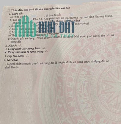 🔴💥ĐẤT 2 LÔ LIỀN KỀ HÒA MINH 30 (A1 PHƯƠNG TRANG)
