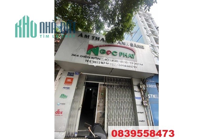 ⭐CẦN BÁN NHÀ GẤP 744 Ðiện Biên Phủ, P.10, Q.10, Tp Hồ Chí Minh; 0839558473
