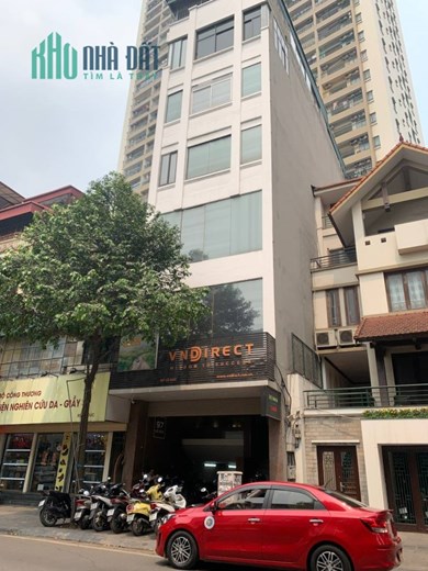 Cho thuê nhà nhà MP Lò Đúc 120m x 6 tầng, MT 6m, có hầm, thang máy, PCCC , giá 120 triệu