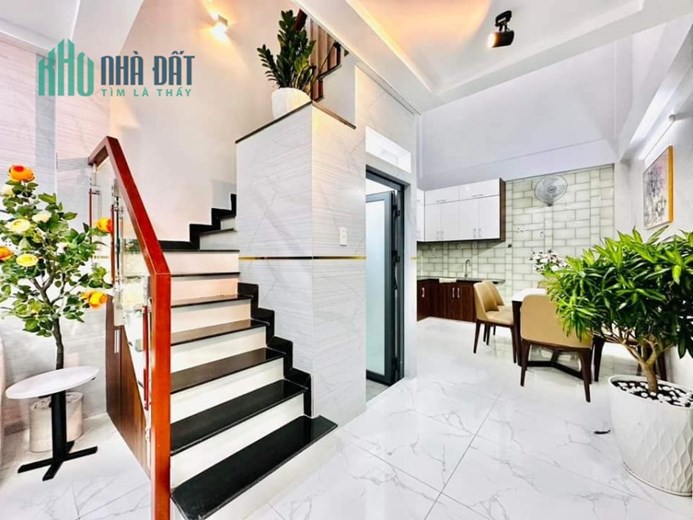 Bán Nhà Nguyễn Văn Lượng Gò Vấp 4 Tầng 44m2 Giá 4 Tỷ 4