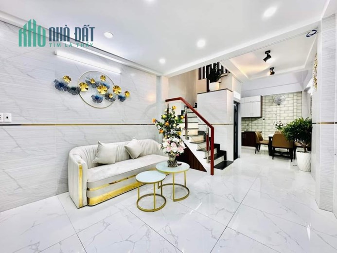 Bán Nhà Nguyễn Văn Lượng Gò Vấp 4 Tầng 44m2 Giá 4 Tỷ 4