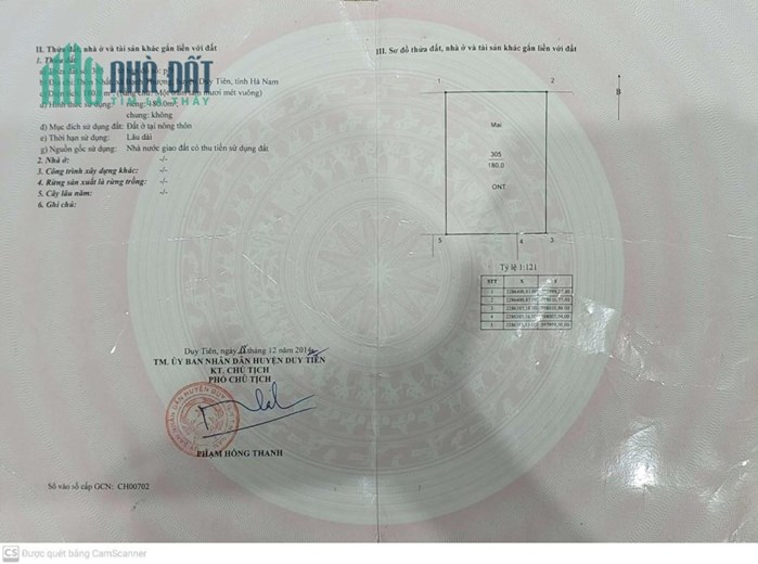 BÁN ĐẤT TẶNG NHÀ CẤP 4 Chính Chủ Cần Bán Lô Đất Vị Trí Đẹp Tại  Bạch Thượng-Hà Nam