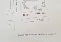 Bán đất lô góc 2 mặt tiền đường Lê Thạch, Cẩm Lệ, Đà Nẵng
