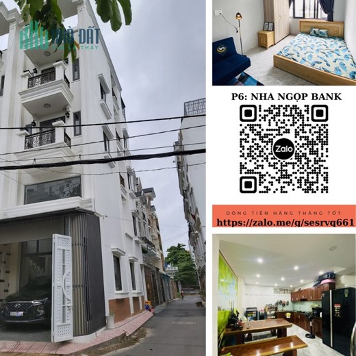 [DÒNG TIỀN ỔN ĐỊNH 20TR/TH] 4 TẦNG, NỞ HẬU 8M, 6 PN, NHỈNH 6 TỶ[TẶNG NỘI THẤT ĐẸP] - PN05