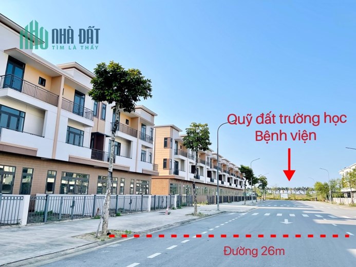 Bán nhà phố 3 tầng trục phố đi bộ tại khu đô thị Vsip