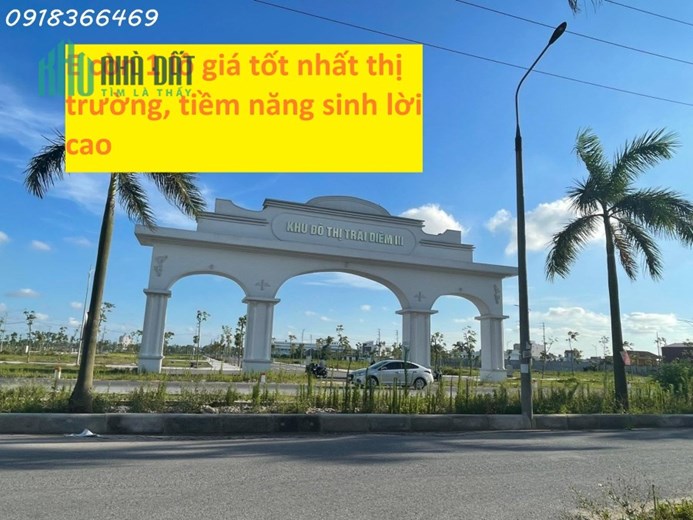 Bán đất tặng 3 chỉ vàng khu đô thị Trái Diêm 3, Tiền hả, Thái Bình