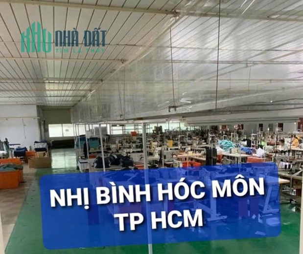 Bán Gấp Xưởng trên 1000m2 Nhị Bình Hóc Môn TPHCM có 19 tỷ x