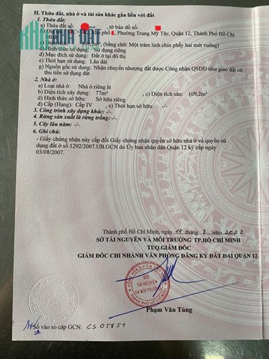 Nhà đường song hành, Nguyễn ảnh thủ, Quận 12, 110m2, 1 Trệt 1  Lầu 3pn, 3wc