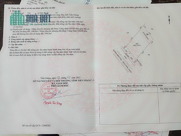 CHÍNH CHỦ CẦN BÁN CĂN NHÀ Q11 VÀ 3 LÔ ĐẤT TẠI GÒ CÔNG TÂY, TIỀN GIANG