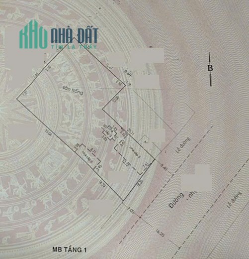 Khuôn đất mặt tiềnTây Thạnh, Quận Tân Phú DT:18.3x51 nở hậu 30m, xây được khoảng 10  tầng