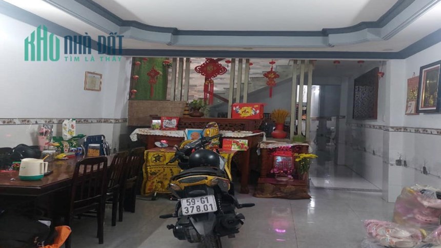 Bán nhà MẶT TIỀN chợ THẠNH XUÂN quận 12, nở hậu, dài 27m, giá giảm còn 7.3tỷ
