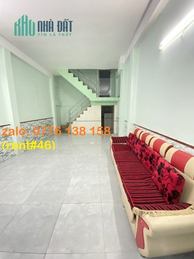 CHO THUÊ nhà 3 tầng Tây Lân Bình Tân – Nhà HXH Giá thuê 7 triệu/tháng 3PN 2WC gần chợ Mỹ Nga – Bệnh