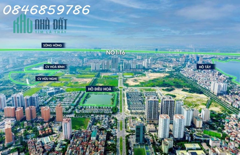 Vip! Bán gấp chung cư N01-T6 Ngoại Giao Đoàn căn hộ 3PN 2WC và 2 ban công rộng 107m2- 0846859786