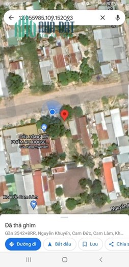 CHÍNH CHỦ CẦN BÁN Lô Đất Đẹp Vị Trí Đắc Địa Tại Trung Tâm Thị trấn Cam Đức, Huyện Cam Lâm