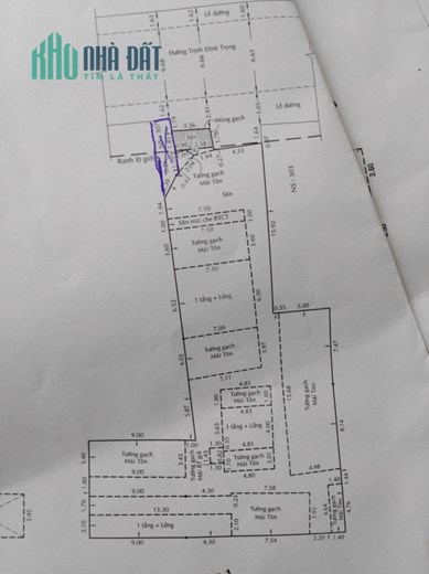 Cần bán nhà đã có gpxd hầm 8 tầng MT Trịnh Đình Trọng, Phường Hoà Thạnh, Tân Phú. 9x40m nh 24,5m