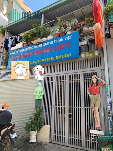 NHÀ MẶT TIỀN HẺM XE TẢI THÔNG 6*9.5, NGANG 6 KHÓ- TIỆN KINH DOANH- SÁT BÊN TÔ KÝ