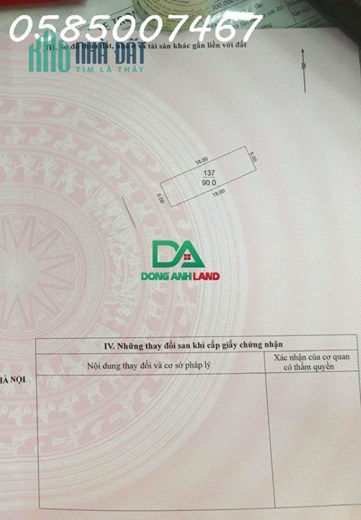 Bán đất đấu giá thôn Tiên Hội xã Đông Hội huyện Đông Anh ngay sát Vinhomes Cổ Loa