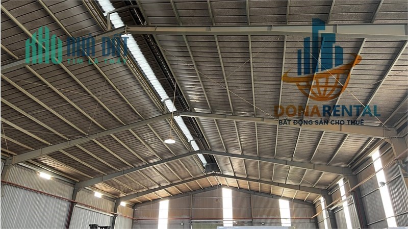 cho thuê xưởng sản xuất hoặc kho bãi kinh doanh, chiều cao 6m, có sẵn pccc vách tường