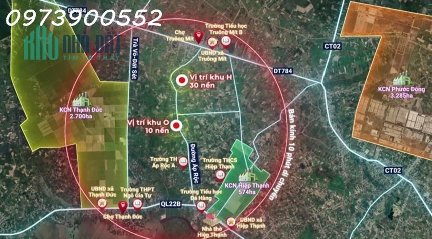 SIÊU PHẨM ĐẤT NỀN SỔ SẲN NGAY 3 KHU CÔNG NGHIỆP GÒ DẦU-TÂY NINH