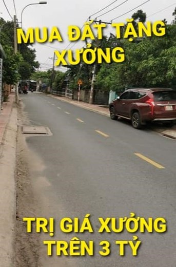 Nhỉnh 17tr/m2 Bán Đất Tặng Xưởng(3 tỷ) Nhị Bình Hóc Môn TPHCM