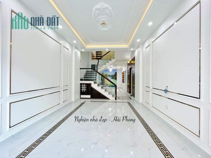 Bán nhà mặt đường tuyến 2 Trung Lực, 61m 4 tầng đường 7m GIÁ 5.8 tỉ mới tinh